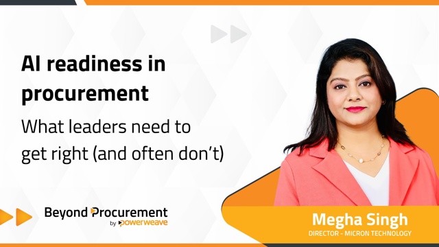 AI Readiness in Procurement: Myths, Use Cases & Transformation Roadmap